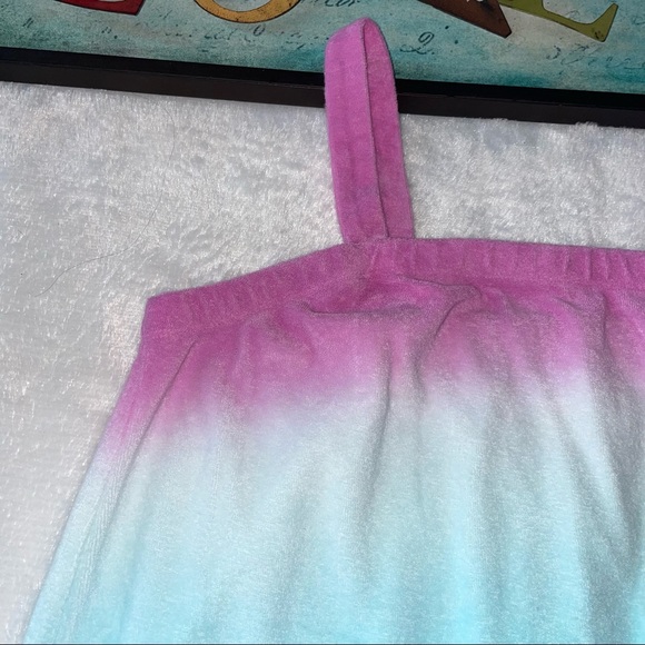 Nwt Wonder Nation Girls terry tank top swim cover up Size Large 10/12 pool beach - Picture 7 of 10